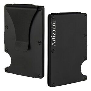 Minimalist Money Clip Aluminum Metal Credit Card Holder for Men